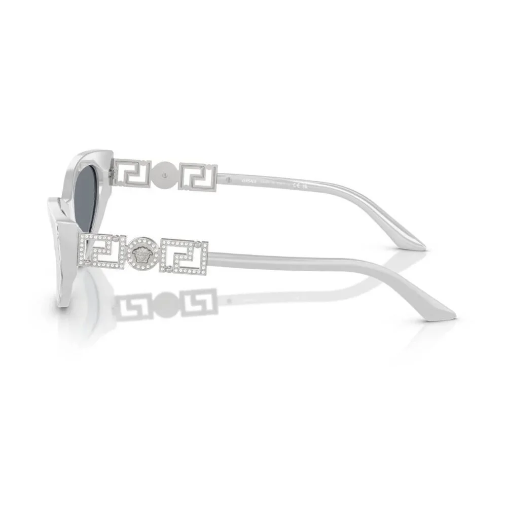 NWT Versace VE4470B Grey Cat Eye 56mm Sunglasses